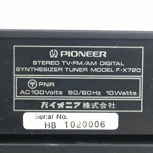 1円スタート Pioneer パイオニア コンポ スピ―カー カセットテープ デッキ シンセサイザー チューナー オーディオ機器 FM AM 動作未確認の画像9