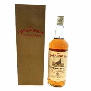 １円スタート 未開栓 THE FAMOUS GROUSE フェイマスグラウス ファイネスト スコッチ ウイスキー 箱付き 1000ml 1L 43% お酒