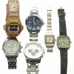 1円スタート 腕時計 まとめ6点セット CASIO カシオ LONGINES ロンジン ELGIN エルジン TECHNOS テクノス メンズ レディース 稼働品 含