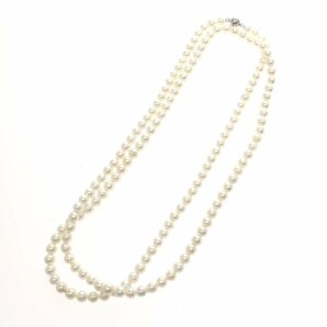 1円スタート 美品 アコヤ真珠 パールネックレス 3点セット pearl SV925 SILVER シルバー 金具 アクセサリー レディース NGLソーティングの画像2