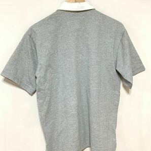 の1370 CANTERBURY カンタベリー ラガーシャツ 半袖ポロシャツ XS グレー の画像2