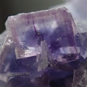 【青紫色】フローライト 蛍石 原石 標本の画像2