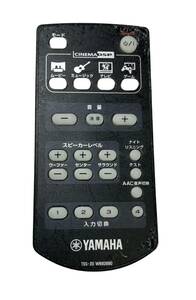 【全ボタン赤外線発光確認済】YAHAMA ヤマハ ホームシアター リモコン TSS-20 WN82690