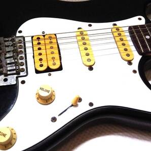 送料本文 GRECO JAPAN VINTAGE stratocaster guitar Aシリアル MADE IN JAPAN グレコ ストラト ストラトキャスター 黒 ブラック 管理1104の画像2
