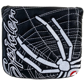 ゴルフヘッドカバー パターカバー マグネット付け マレット用 オデッセイ２ボール スパイダーパターに対応 special spiderの画像2