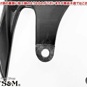 W12-4CB ディフューザー ウイングレット フロント カナード カーボン調 ABS製 Type2 YZF-R25 YZF R25 R3 RG10J用の画像7