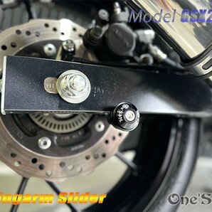 F12-318BK CNC スイングアーム ボス スライダー 黒 GSX-R1000 GSX-R750RR GSX-R600 GSX1300R GSX-R1100 GSX-R400R GSX-R250R GSX-R125用の画像9