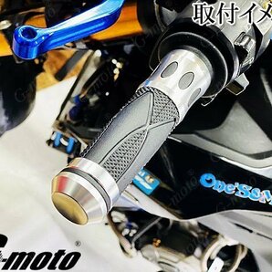 Z4-3SV ヨーロピアンアルミグリップ シルバー モンキー ゴリラ Z50J AB27 ダックス シャリー CF50 CF70 ST50 ST70 汎用の画像6