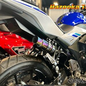 H6-1T ブリーザー バズーカタンク ステンレス製 GSX250R DN11A GSR/250/400 バンディット/250/400 GSX400インパルス GS400 GSX250E 汎用の画像9