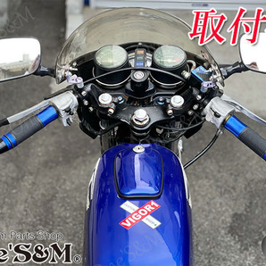 A7-7SV-5SV マルチ グリップ 銀 マジェスティ125 250 SG03J BW'S グランドマジェスティ400 マグザム Tmax Nmax シグナスX SE12H SE44J 汎用の画像7