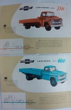 1950・60年代・シボレー・トラック・チラシ全5枚_画像4