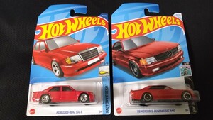 ホットウィール メルセデス・ベンツ 500E 560SEC HotWheels 2台セット