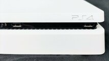 T1699 動作確認済み 初期化済み SONY ソニー PlayStation4 PS4 本体 CUH-2200B グレイシャーホワイト 1TB コントローラー/ケーブル付き_画像2