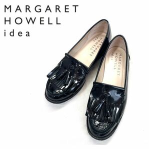 MARGARET HOWELL idea エナメルタッセルローファー　22.5