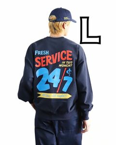 FreshService CREW NECK SWEAT NAVY L