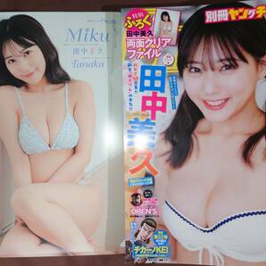 別冊ヤングチャンピオン 2024年5月号  田中美久 応募券無し クリアファイル付属 元HKT48の画像1