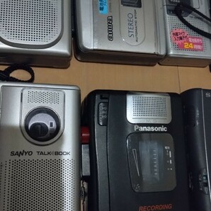 カセットプレーヤー カセットレコーダー SONY aiwa Panasonic SANYO 各種 計14台 未チェック ジャンク品の画像6
