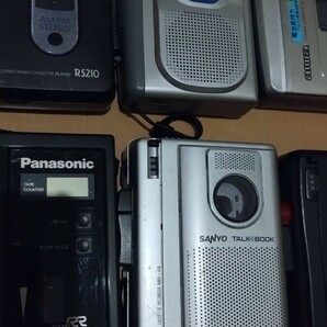 カセットプレーヤー カセットレコーダー SONY aiwa Panasonic SANYO 各種 計14台 未チェック ジャンク品の画像5