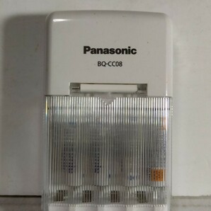 エネループ 充電器 Panasonic BQ-CC08 単4電池 4個 セットの画像1