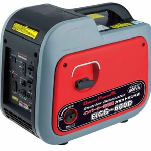 カセットボンベ式インバーター発電機インバーター発電機 EIGG-600D 未開封品　600VA ドリームパワー　販売証明4月1日