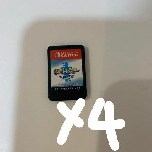 ポケットモンスター ソード Switch ソフトのみ4つ