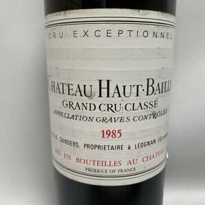 CHATEAU HAUT BAILLY シャトー オー バイィ 1985 750ml 14％未満の画像1