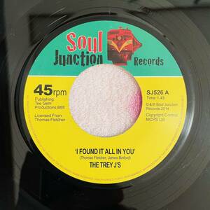 【復刻】【7inch】◆即決◆中古■【TREY J'S / I FOUND ITALL IN YOU / WE GOT A THING (GOING ON)】7インチ EP■SJ526 soul funk