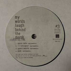 【盤反り】【LP】◆即決◆美盤 中古■【SHUREN the FIRE / my words laugh behind the mask】■TBHR026 THA BLUE HERB RECORDINGS hip hopの画像8