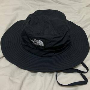 THE NORTH FACE! Horizon Hat! ホライズンハット! 帽子! ブラック! ストラップ付! UVケア! べンチレーションメッシュパネル! SIZE L!