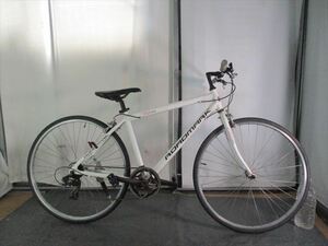 Ｄ466★14800円★整備済み スポーツ中古自転車　ロードマーク　ホワイト　7段変速　46ｃｍ 【アルミクロスバイク】(*^▽^*)