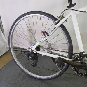 Ｄ466★14800円★整備済み スポーツ中古自転車 ロードマーク ホワイト 7段変速 46ｃｍ 【アルミクロスバイク】(*^▽^*)の画像6