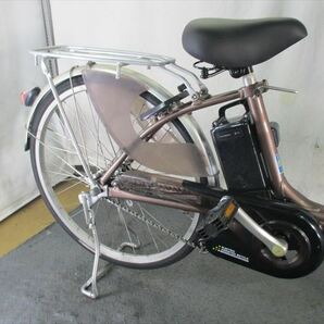 Ｄ467★整備済み 中古電動自転車 Panasonic リチウムVIVI ライトU ブラウン★【24インチ 8Ahバッテリー良好】の画像6