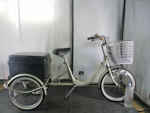 D477* limitation special price * used bicycle [F20R18 -inch tricycle circle stone aluminium 3 step LED dynamo light ] we wait for the tender (*^v^*)