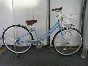 D481 ★ Ограниченная специальная цена была сохранена ★ Bridgestone Lopeta ★ Используемый велосипед [26 -дюймовый голубой алюминиевый рам