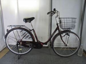 D487 * limitation special price * used bicycle [ 26 -inch ma inset .li...LED automatic light ] we wait for the tender (*^v^*)