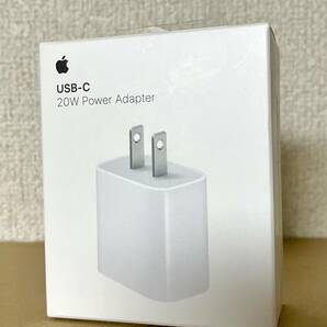【新品未開封】Apple 20W 電源アダプター USB Type-Cの画像1