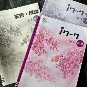 iワーク 新しい数学 中3 東京書籍 ワーク・解説・応用の3冊セット 別冊iワークプラス 塾教材