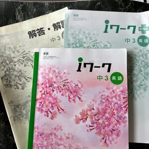 iワーク 英語　中3 東京書籍　NEW HORIZON 準拠　 塾専用 アイワーク プラス 問題集 解答欄書込なし