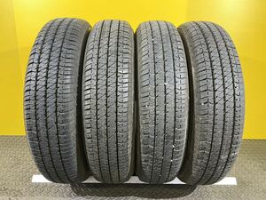 T1014 中古 175/80R16 BRIDGESTONE DUELER H/T 684Ⅱ ブリヂストン デューラー 夏タイヤ サマータイヤ バリ溝 2020年製 4本セット