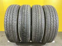 T1015 中古 195/80R15 DUNLOP GRANDTREK AT20 ダンロップ グラントレック 夏タイヤ サマータイヤ バリ溝 2023年製 4本セット_画像1