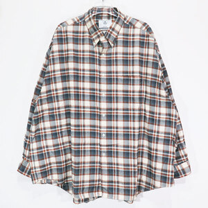 Graphpaper グラフペーパー THOMAS MASON for GP CHECK OVERSIZED B.D SHIRT トーマス メイソン チェック ボタンダウン シャツ OTHER APZ