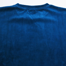 EXAMPLE エグザンプル ベロア ショートスリーブ カットソー ブルー Tシャツ 半袖 OTHER Apz_画像6