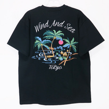 WIND AND SEA ウィンダンシー Tokyo GbPb Collection SOUVENIR S/S TEE スーベニア ショートスリーブ Tシャツ ブラック カットソー Apz_画像1