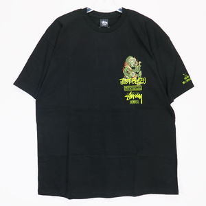 STUSSY ステューシー x MAGIC STICK マジックスティック x VISION ビジョン JUST BLAZE TEE Tシャツ ブラック Apz