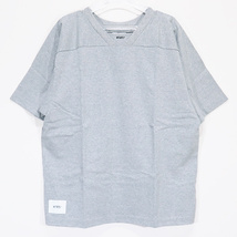 WTAPS ダブルタップス 21SS QB/SS/COTTON 211ATDT-CSM31 URBAN TERRITORY キュービー ショートスリーブ Tシャツ グレー カットソー 半袖apk_画像2