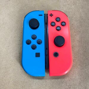 《Joy-Con》ジョイコン ネオンブルー・ネオンレッド L・R 左右セット《スティック新品》