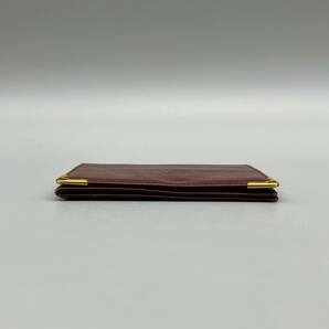 (ネ) カルティエ マストライン Cartier パス/カードケース 定期入れ ボルドーの画像3