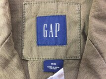 古着 90~00s GAP ギャップ オールドギャップ ミリタリー テーラードジャケット サファリジャケット サイズ：M カラー：カーキ メンズ_画像4