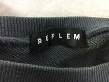 REFLEM×ヲル・レ・ロ レフレム オーバーサイズ ヴィンテージ加工スウェット サイズ：Free カラー：グレー レディース メンズ ユニセックス_画像6