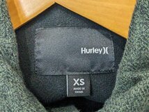 Hurley ハーレー 裏フリース チェック柄シャツジャケット スナップボタン サイズ：XS カラー：グリーン_画像4